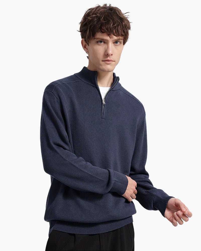 Luxurious 100% Merino Wool Zip-Up