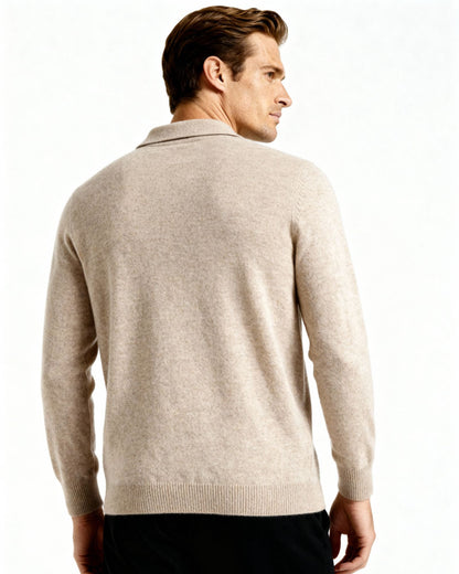 Luxurious 100% Cashmere Polo Shirt