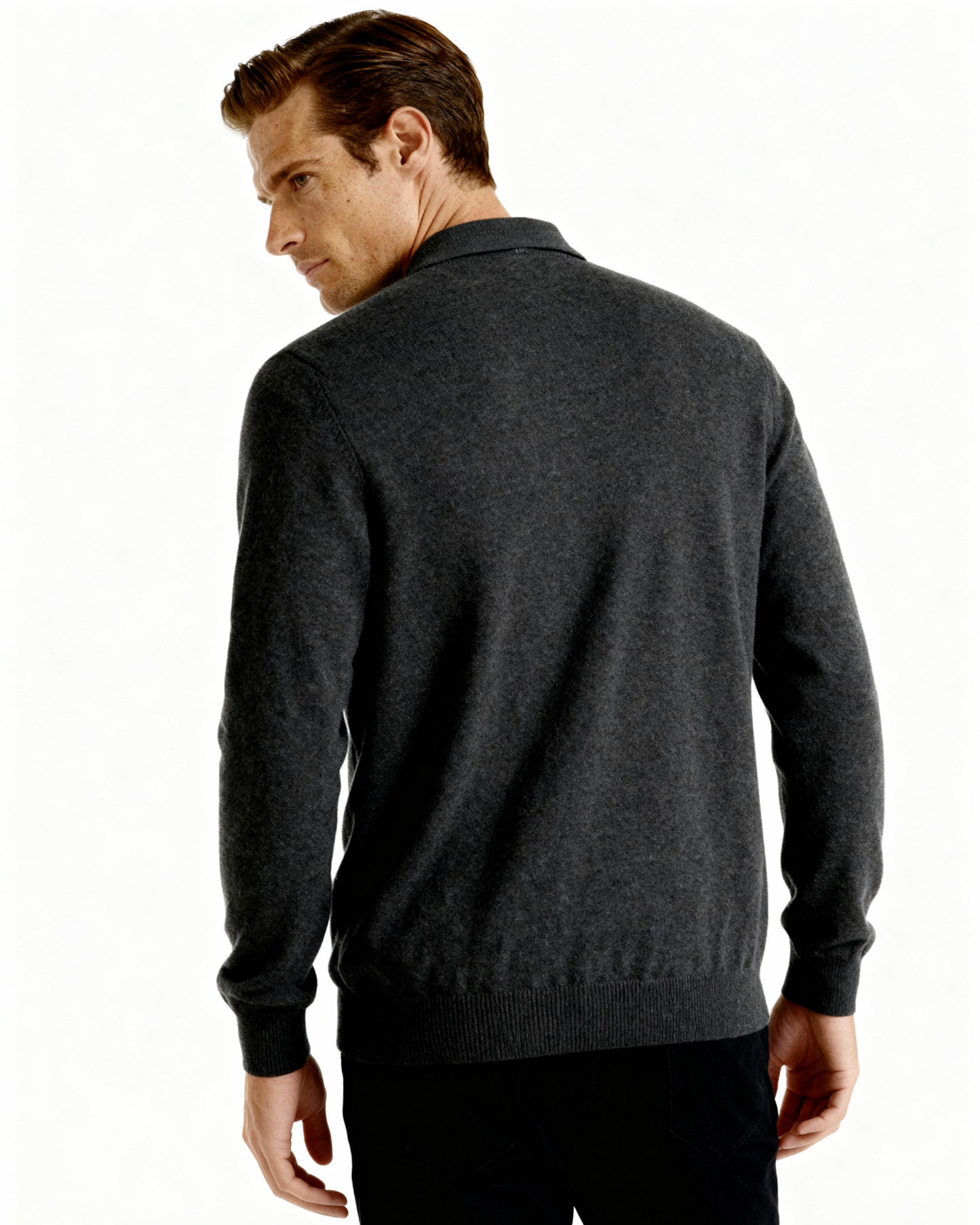 Luxurious 100% Cashmere Polo Shirt