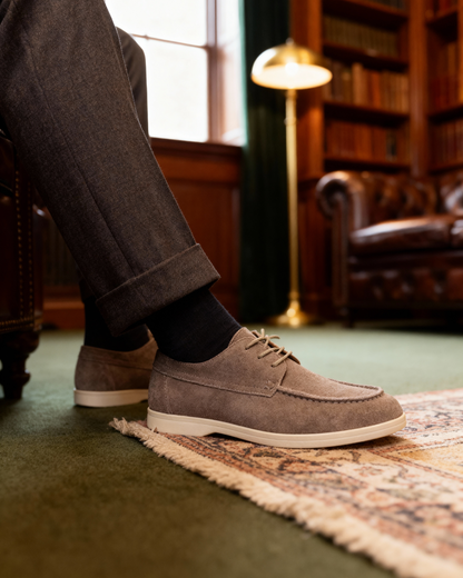 Luxurious Suede Lace-Up Shoes
