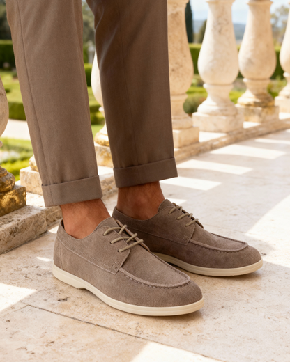 Luxurious Suede Lace-Up Shoes