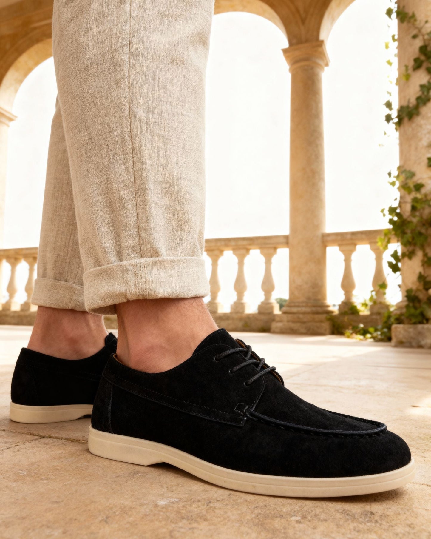 Luxurious Suede Lace-Up Shoes