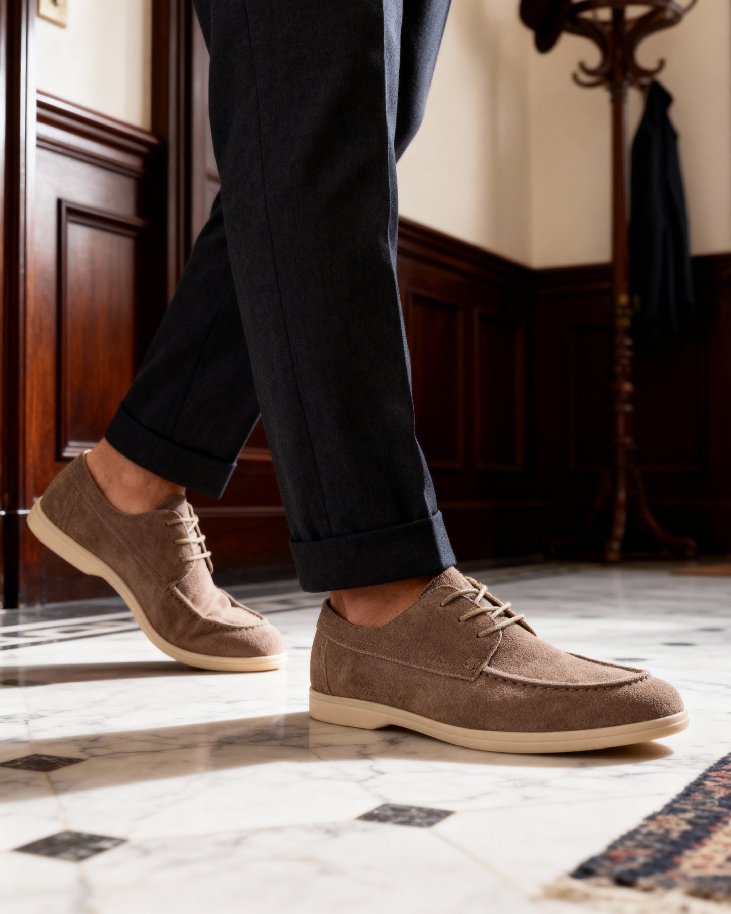 Luxurious Suede Lace-Up Shoes