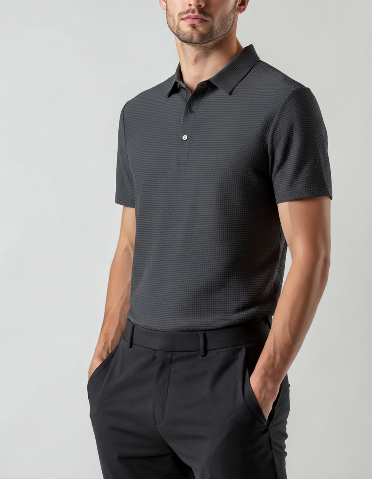 Prestigio Silk Polo Shirt – Wrinkle-Resistant Comfort & Style