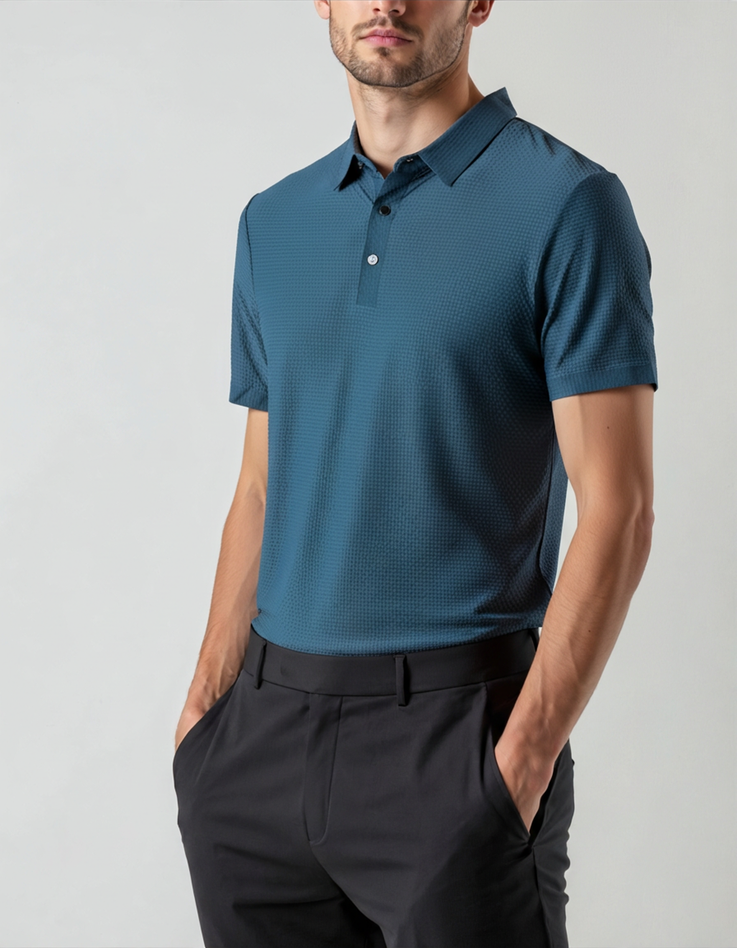 Prestigio Silk Polo Shirt – Wrinkle-Resistant Comfort & Style