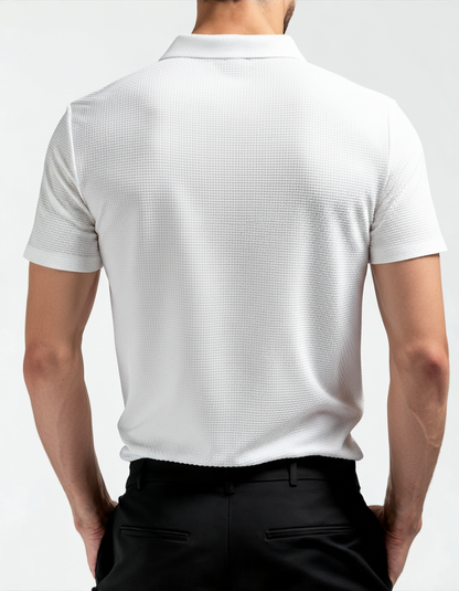 Prestigio Silk Polo Shirt – Wrinkle-Resistant Comfort & Style