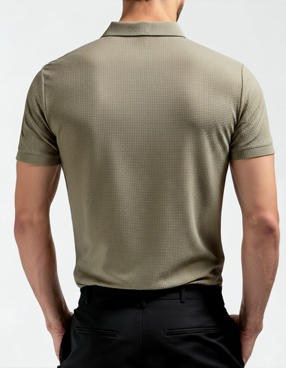 Prestigio Silk Polo Shirt – Wrinkle-Resistant Comfort & Style