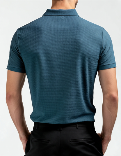 Prestigio Silk Polo Shirt – Wrinkle-Resistant Comfort & Style
