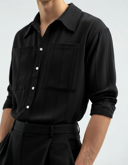 ST Tropez Ribbed Knit Shirt