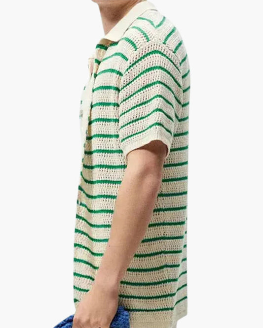 Marbella Knit Button-Up Shirt