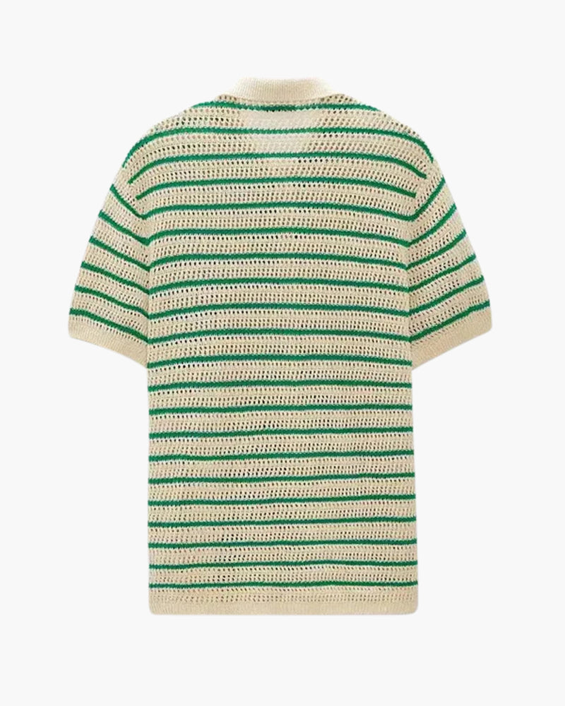 Marbella Knit Button-Up Shirt