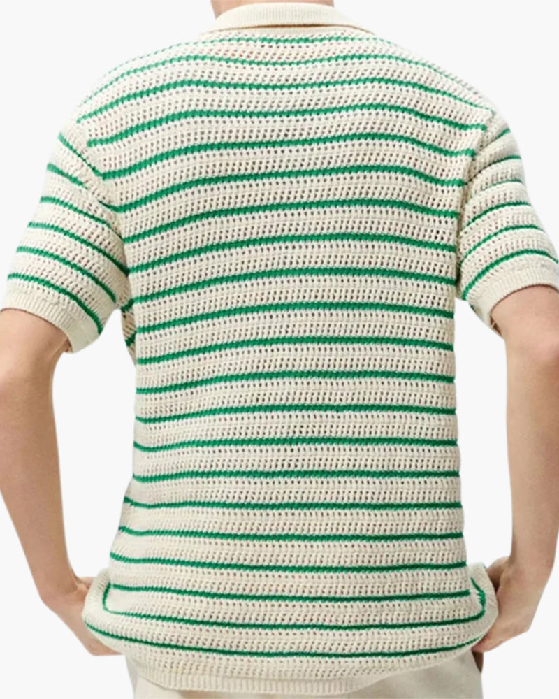 Marbella Knit Button-Up Shirt