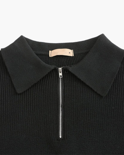 Cesare Cozy Half-Zip Knit Sweater