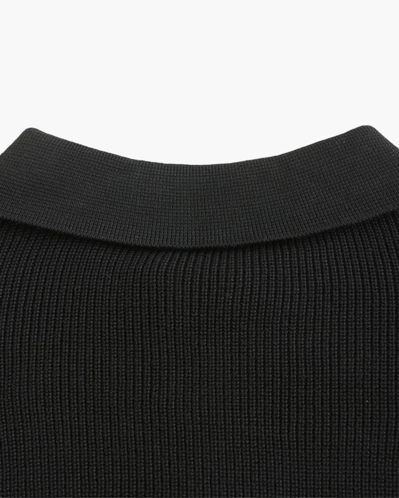 Cesare Cozy Half-Zip Knit Sweater
