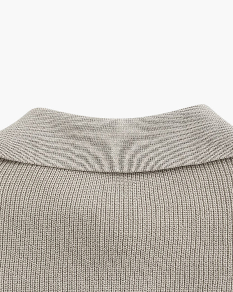 Cesare Cozy Half-Zip Knit Sweater