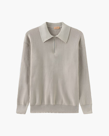 Cesare Cozy Half-Zip Knit Sweater