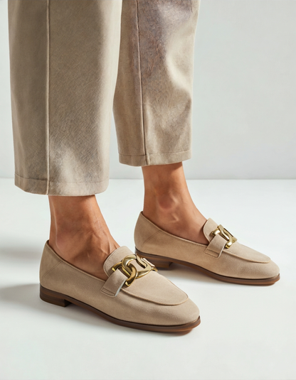 Duchess Suede Loafers - Elegant Slip-On Footwear