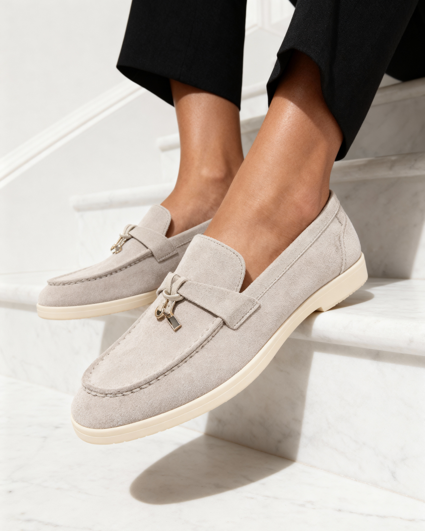 Old Money Suede Ladies' Loafers