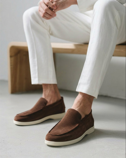 Suede Loafers - Timeless Style, Luxe Comfort