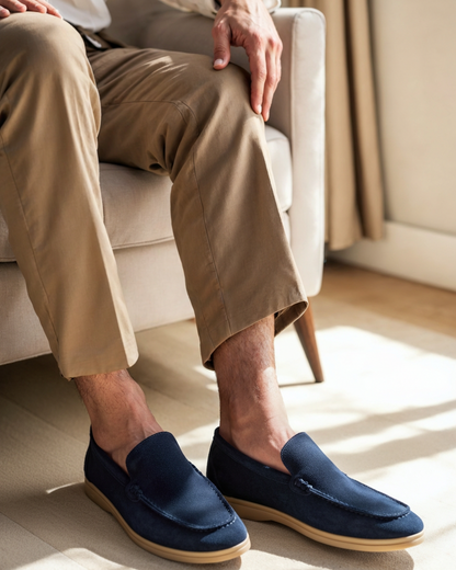 Old Money Premium Suede Loafers - Timeless Luxury, Everyday Comfort