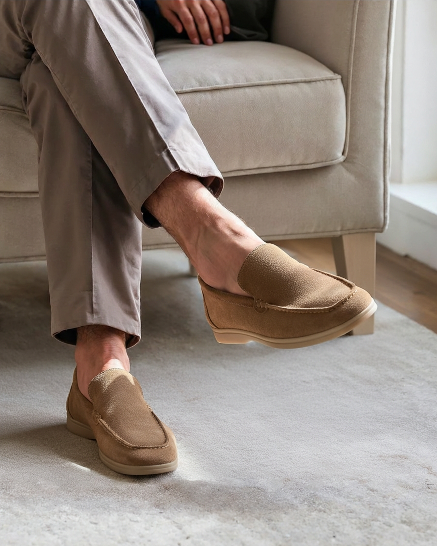 Old Money Premium Suede Loafers - Timeless Luxury, Everyday Comfort