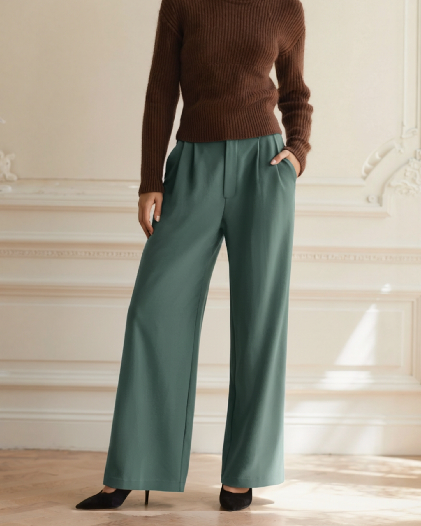 Serena Wide-Leg Trousers – Effortlessly Chic, Flattering Fit
