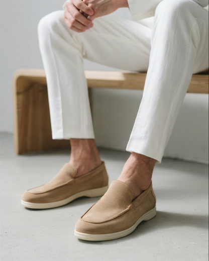 Suede Loafers - Timeless Style, Luxe Comfort