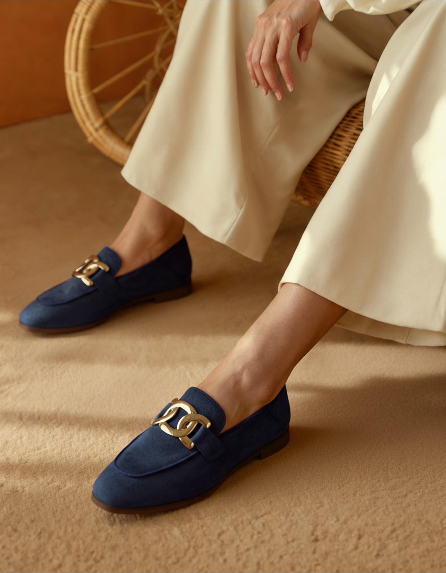 Duchess Suede Loafers - Elegant Slip-On Footwear
