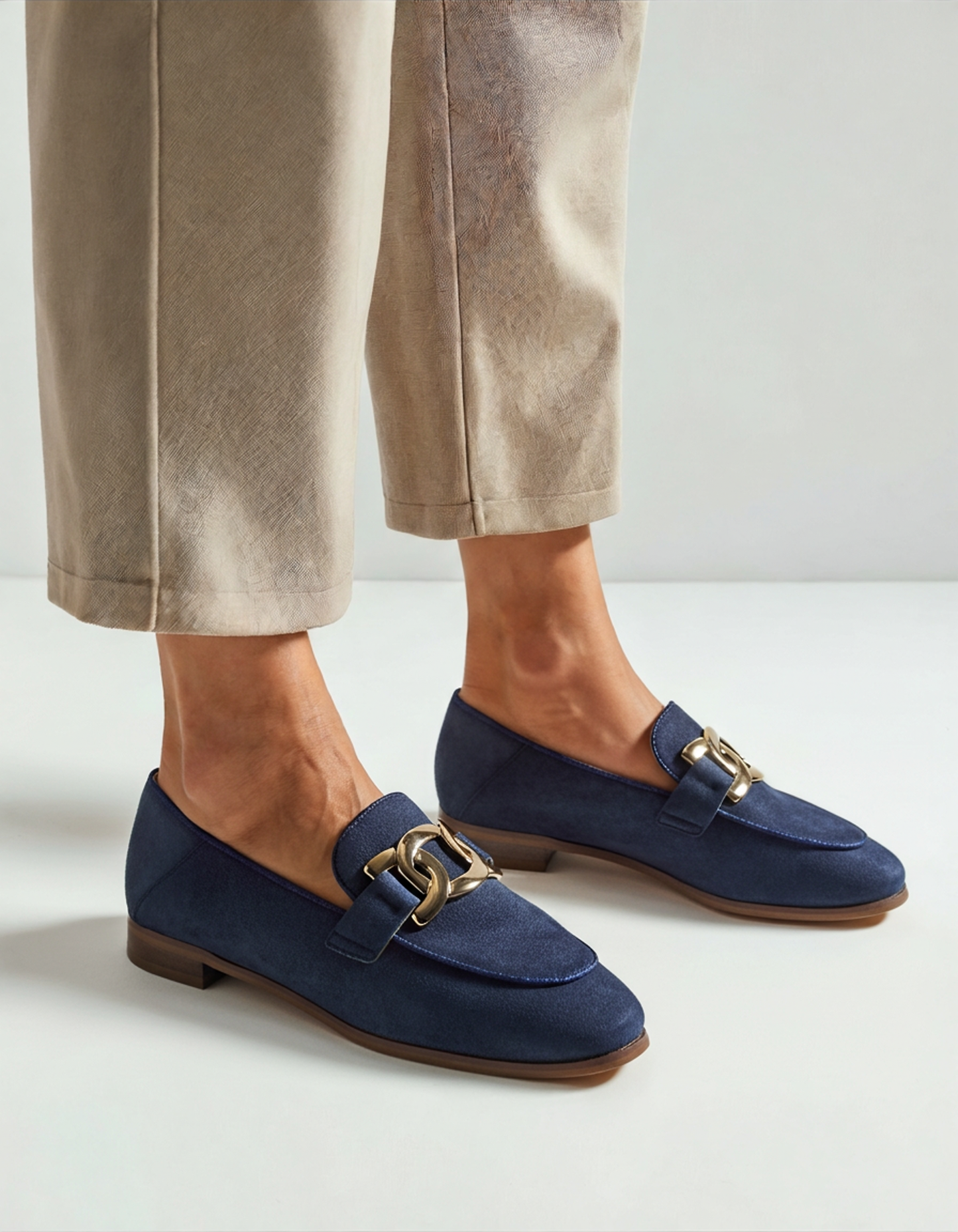 Duchess Suede Loafers - Elegant Slip-On Footwear