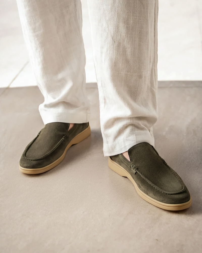 Old Money Premium Suede Loafers - Timeless Luxury, Everyday Comfort